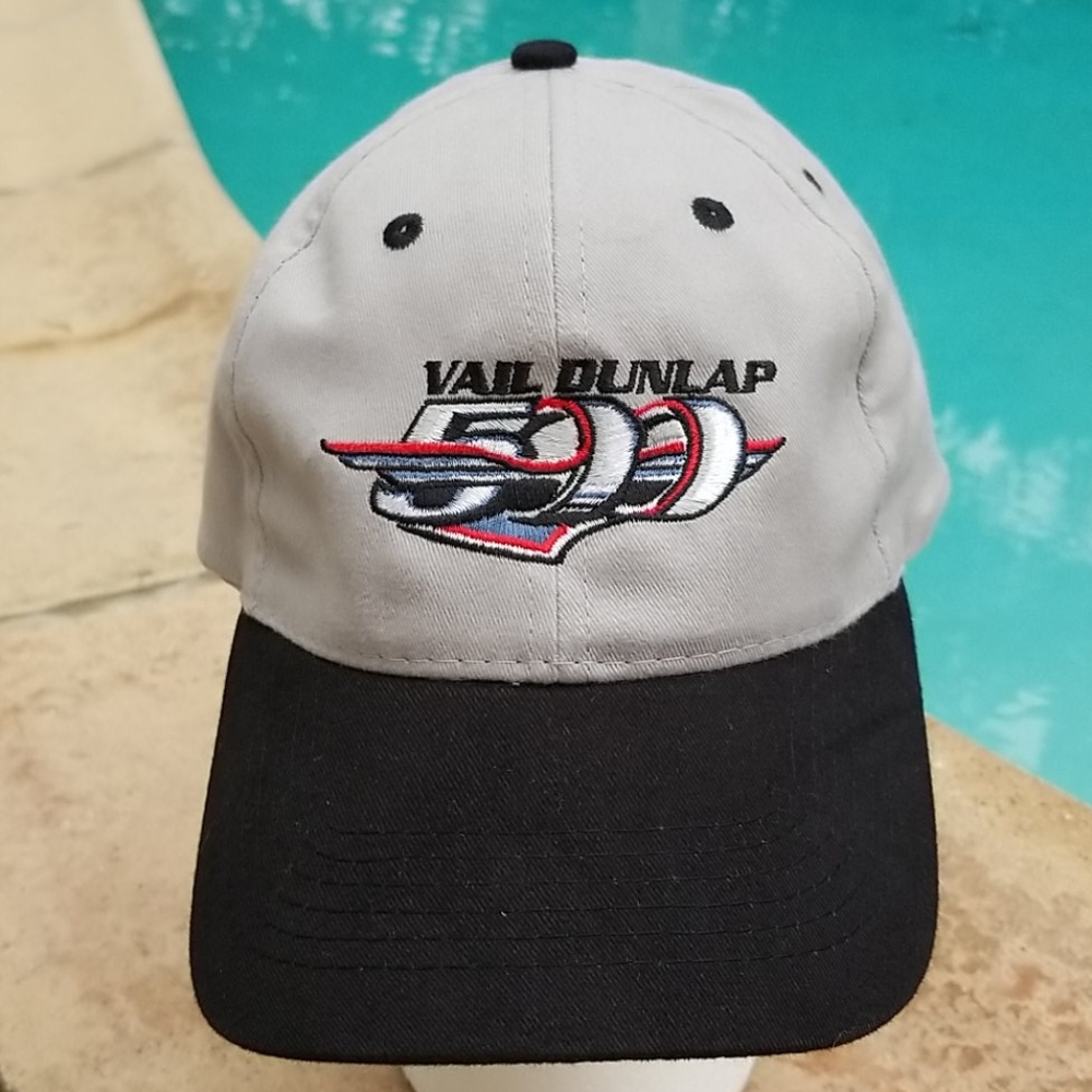 Vail Dunlap 500 race hat Grey